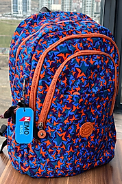 Nemobags Unisex 14'' İnç Laptop Okul Seyahat Sırt Çantası Suya Dayanıklı Krinkıl