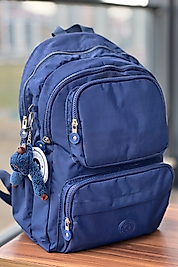 NEMO BAGS Unisex LACİVERT Sırt Çantası Okul Çantası Laptop ve Seyahat Çantası Su Geçirmez Spor Çantası 40x30x15cm