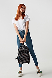 Nemo Bags  Unisex 14'' İnç Laptop Okul Seyahat Sırt Çantası Suya Dayanıklı Krinkıl