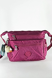 Bordo Çok Cepli Ayarlanabilir Kadın Çapraz Askılı Omuz Çantası  by Nemo Group