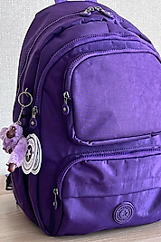 NEMO BAGS Unisex Mor Sırt Çantası Okul Çantası Laptop ve Seyahat Çantası Su Geçirmez Spor Çantası 40x30x15cm