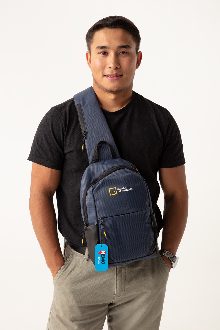 NEMO BAGS Unisex  LACİVERT Çapraz Sırt Ve Göğüs Çantası NemoBags  Bodybag Çanta 31x18x8cm