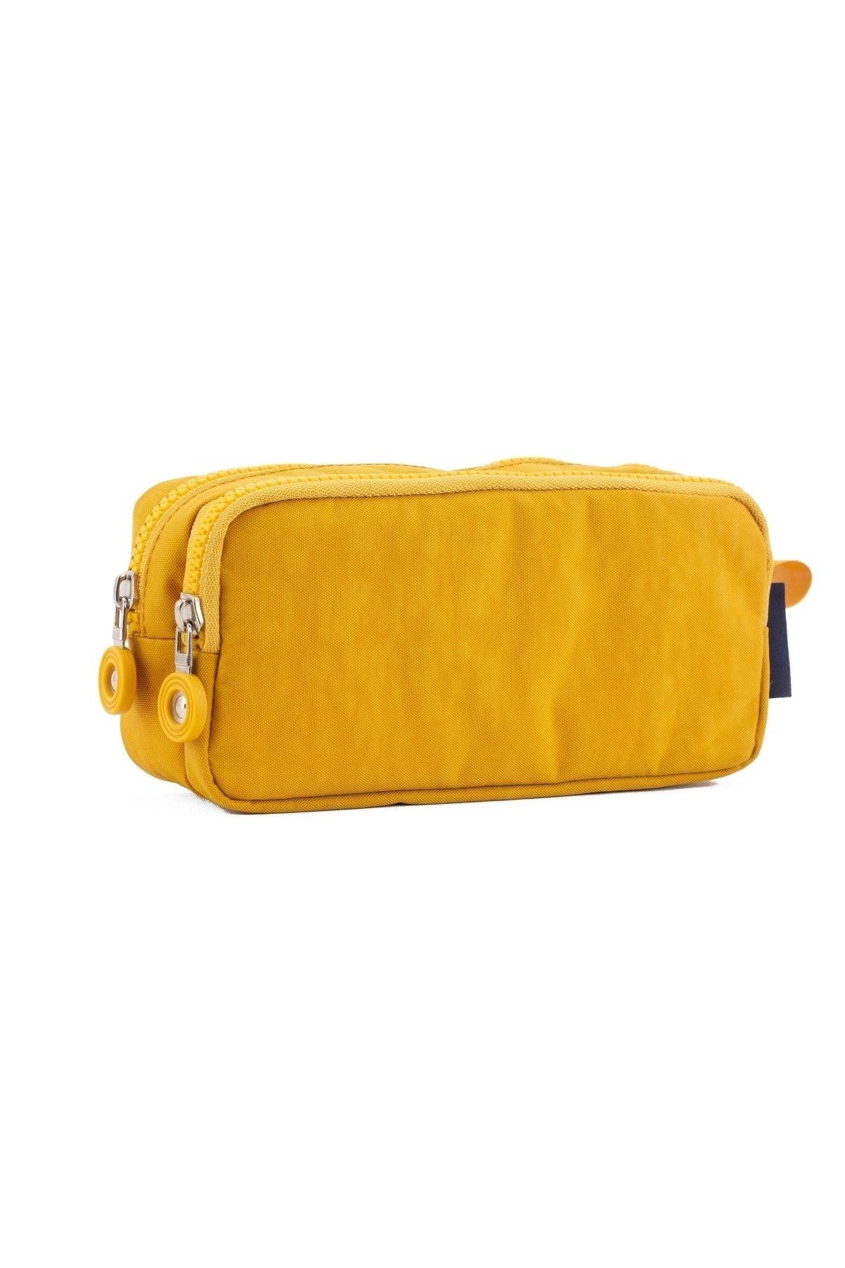 Nemo Bags Hardal Su Geçirmez Krinkıl Kumaş Çift Bölmeli