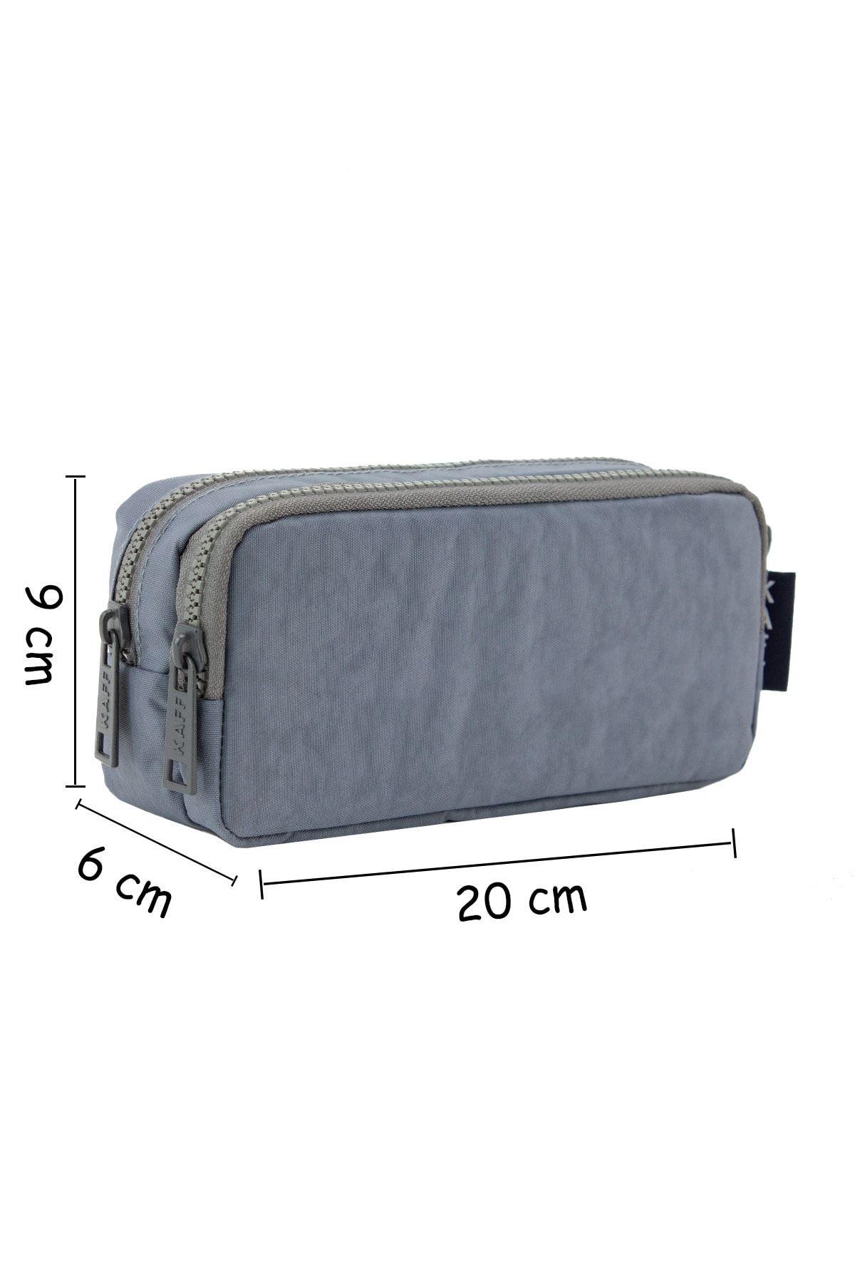 Nemo Bags Gri Su Geçirmez Krinkıl Kumaş Çift Bölmeli