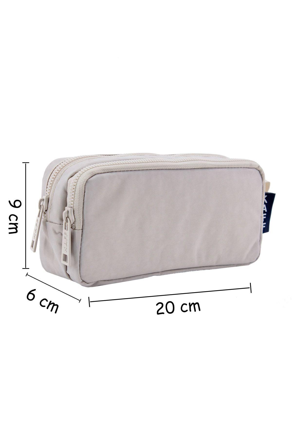 Nemo Bags Bej Su Geçirmez Krinkıl Kumaş Çift Bölmeli