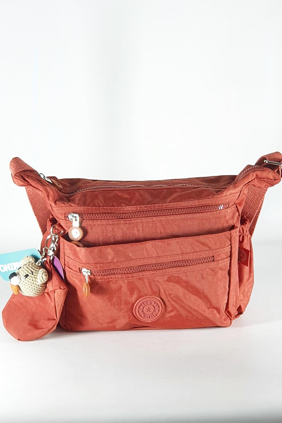 Kiremit Çok Cepli Ayarlanabilir Kadın Çapraz Askılı Omuz Çantası  by Nemo Group