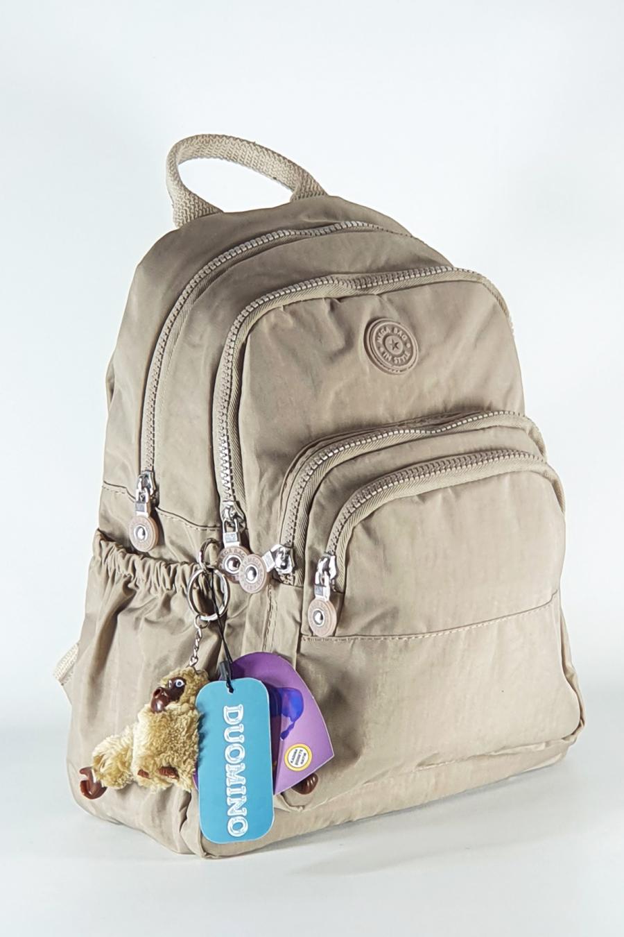 DUOMİNO Açık Vizon Mini Sırt Çantası Su Geçirmez Günlük Kullanım 12″ İnç Tablet Çantası by Nemo Group